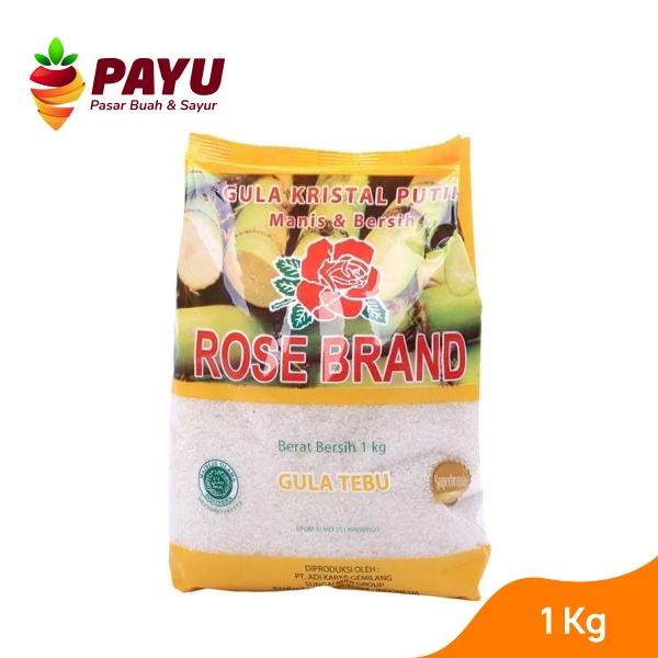

PAYUFRESH | Gula Pasir Rose Brand PREMIUM [1 kg]