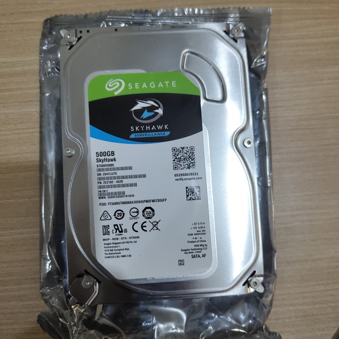 Terlaris Hdd Hardisk 500Gb Saegate / Hdd 500Gb / Hdd Cctv 500Gb