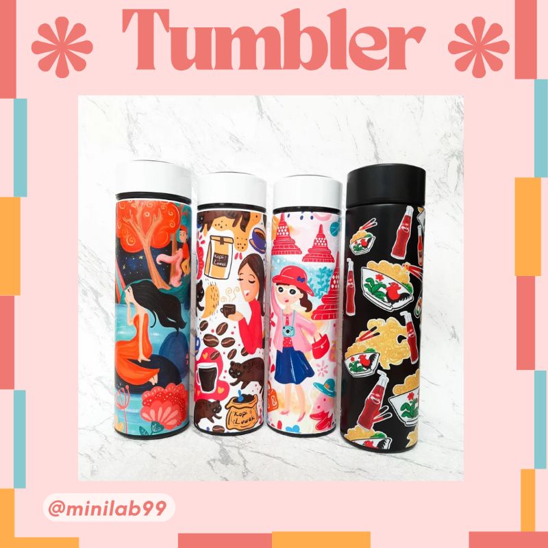 Hampers Kado Tumbler Termos (tutup polos)