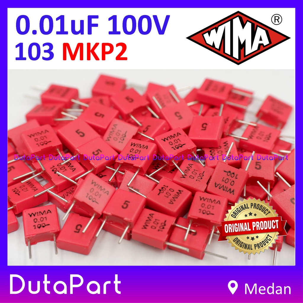 100V 0.01uF 10nF 103 5% MKP2 MKP 2 WIMA Film Capacitor Made In Germany