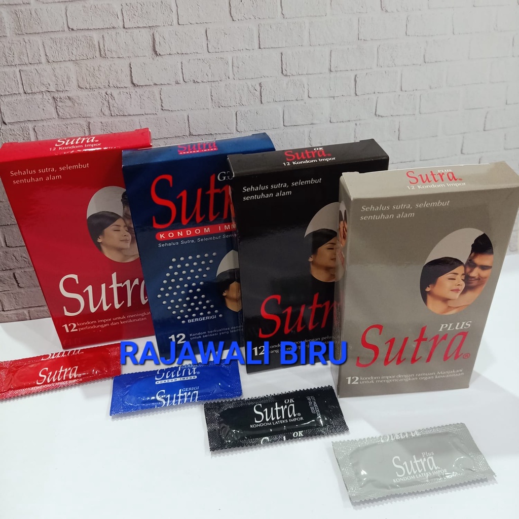 Kondom Sutra 1 Sachet | Kondom Sutra Classic/Merah | Kondom Sutra Gerigi | Kondom Sutra OK | Kondom Sutra Plus