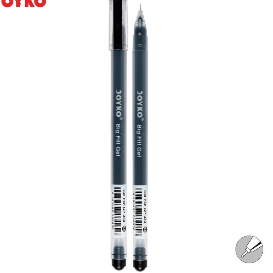 

trxl2L6x [D] Gel Pen Pulpen Pena Joyko GP-330 Big Fill Gel 0.5 mm (12 Pcs)