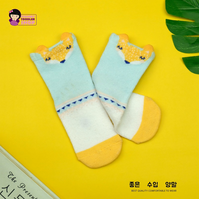 Minipetite SC2137  Kaus kaos kaki bayi anak balita lentur lembut bahan katun impor panda lucu