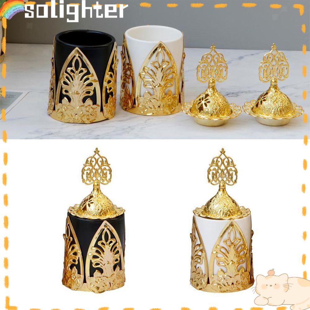 Solighter Incense Burner Meditasi Kreatif Dekorasi Rumah Tungku Aromaterapi