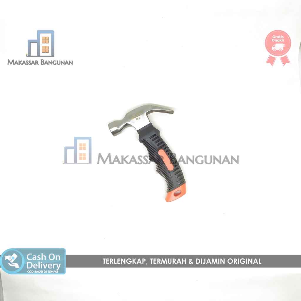 Palu Kambing Mini MAJESTY 8 Oz Gagang Karet
