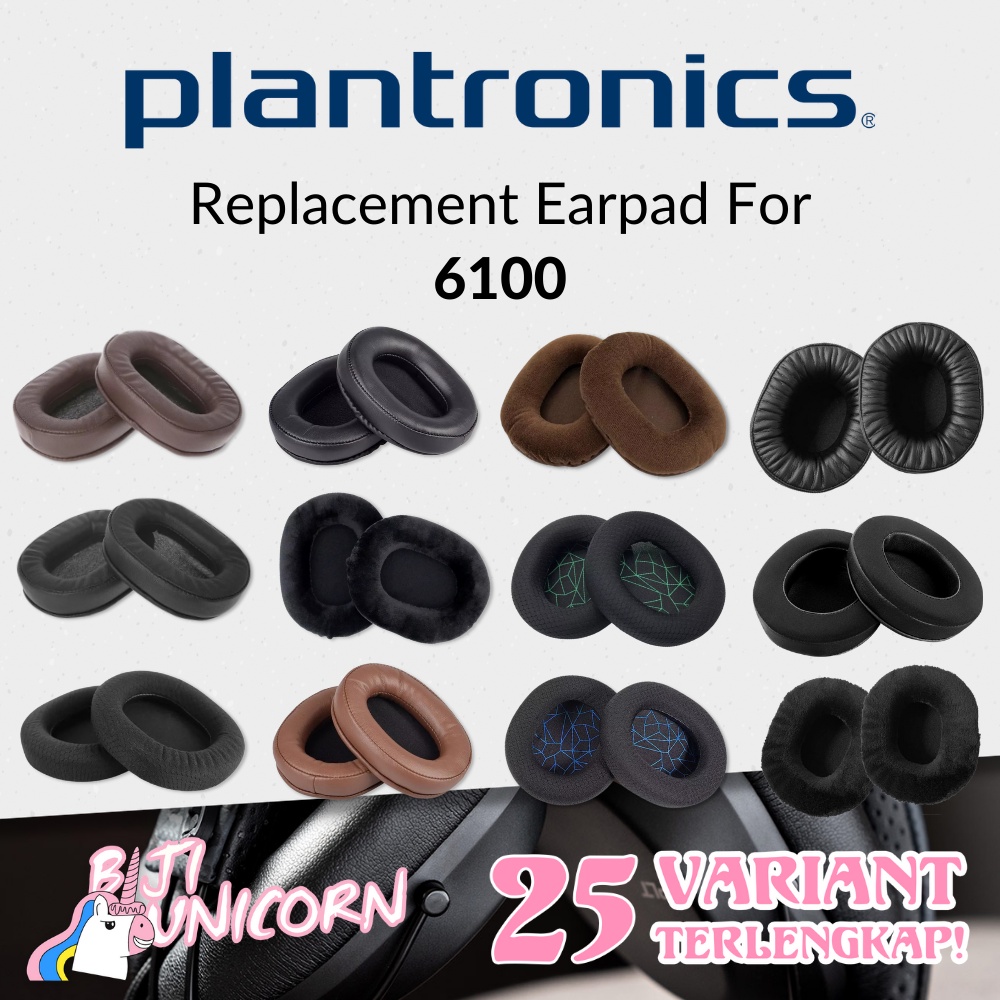 Earcup Earpad Ear Cushion Plantronics Fit 6100 Bantalan Busa Foam Pad