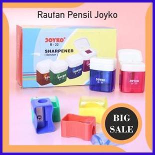 

tools Rautan Pensil Merk Joyko Bentuk Kotak Besar dan Kecil Warna Warni 1F3BZ3