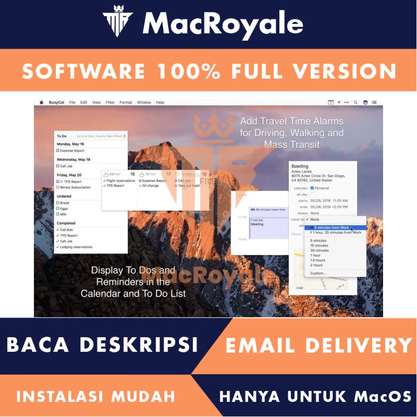 [MacOS] BusyCal Full Version Lifetime Full Garansi