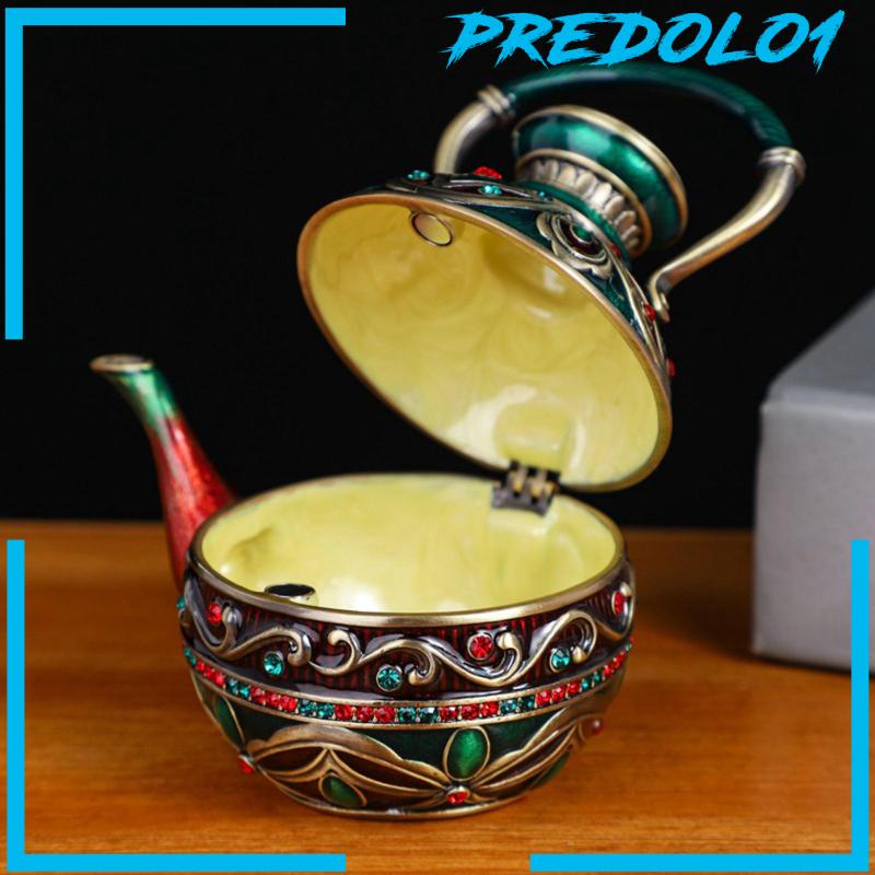 [Predolo1] Kotak Perhiasan Bentuk Teko Cincin Berengsel Holder Hadiah Untuk Ulang Tahun, Liburan