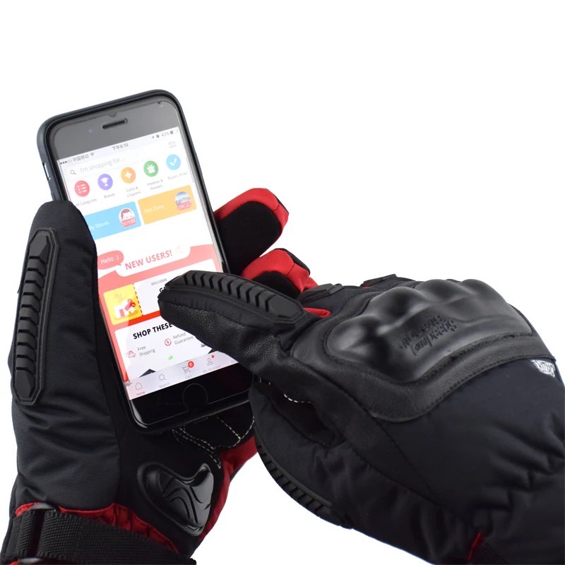 Suomy SU06 SU 06 Sarung Tangan Motor Waterproof Windproof Touch Screen