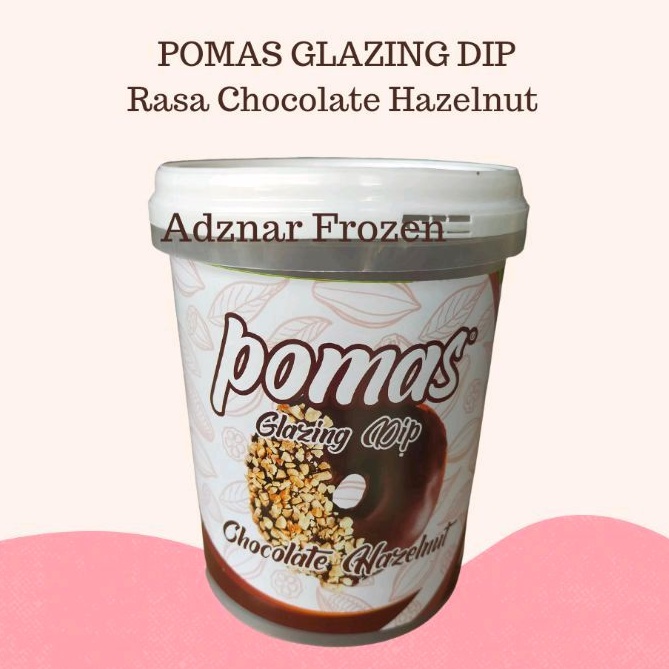 

pomas glaze Glazing Chocolate Hazelnut 1 kg