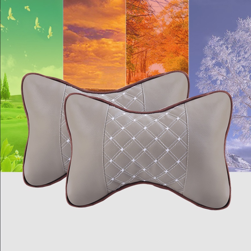 [AYBx] Baju Kaos Distro Pria Wanita Lengan Pendek Bantal Leher Mobil Paket Kulit Pu Universal Car Pillow Headrest Fiber Isi Sakit Kepala