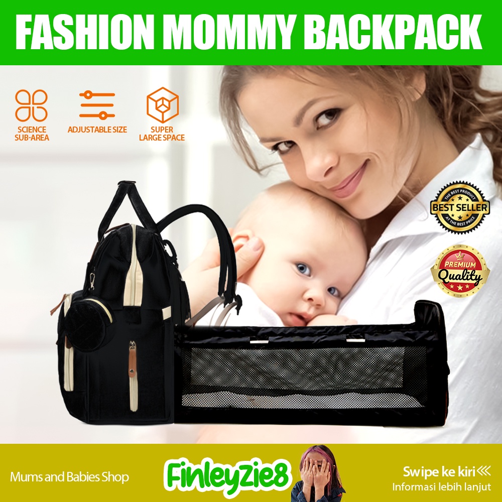 Tas Bayi multifungsi / Tas Ransel perlengkapan Baby / Tas ranjang lipat bayi portable Travel Bed box tidur Baby Multifungsi / Tas Ransel perlengkapan Bayi / Tas Ransel Ranjang Bayi / Mommy Diaper Bag / Tas Susu Portable / Tas Bayi /Tas Ransel perlengkapan