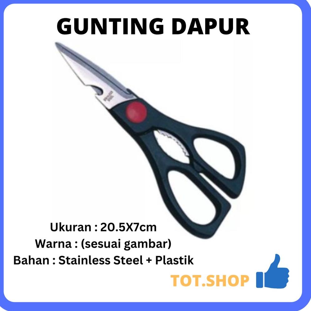 

K87 GUNTING DAPUR MULTIFUNGSI GUNTING SERBAGUNA STOCK TERBATAS ☛