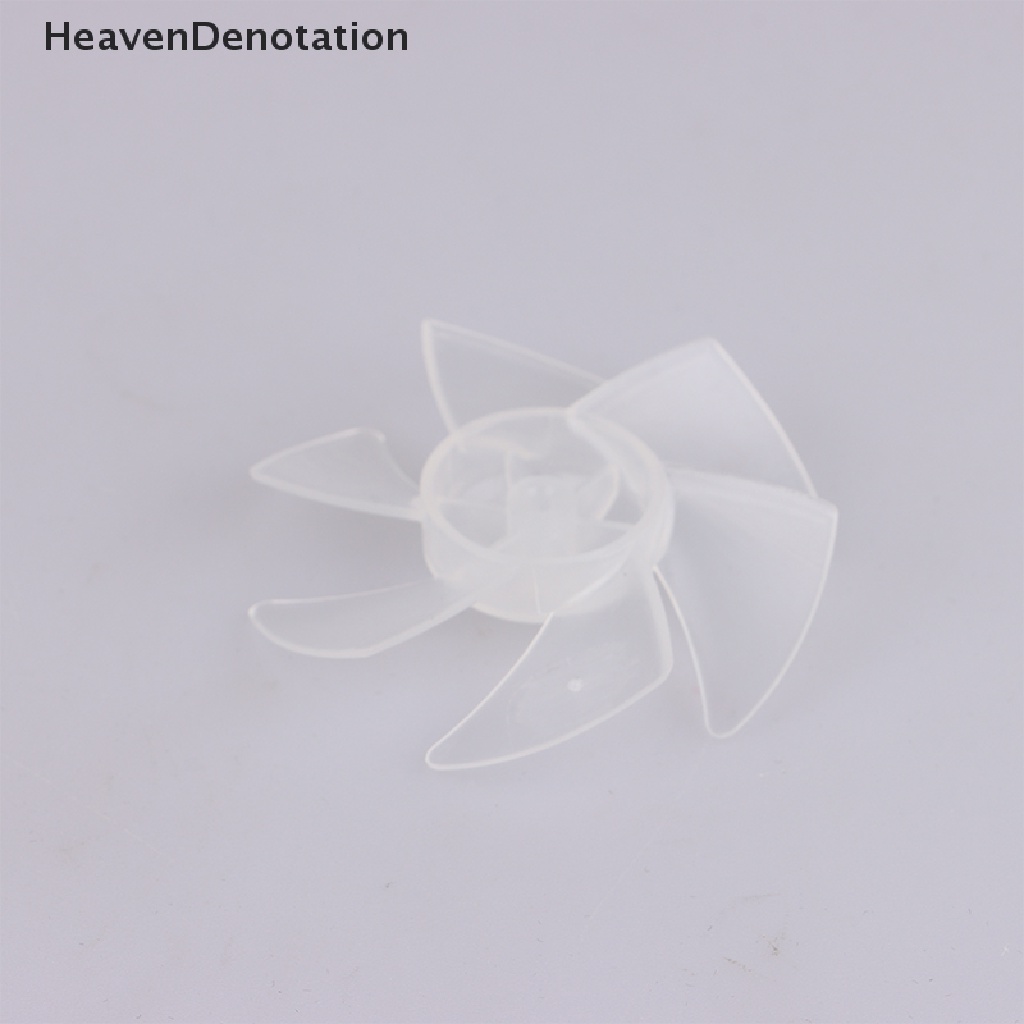 [HeavenDenotation] Blade Kipas Plastik Mini Daya Kecil 4per6daun Untuk Pengering Rambut Aksesoris Motor HDV