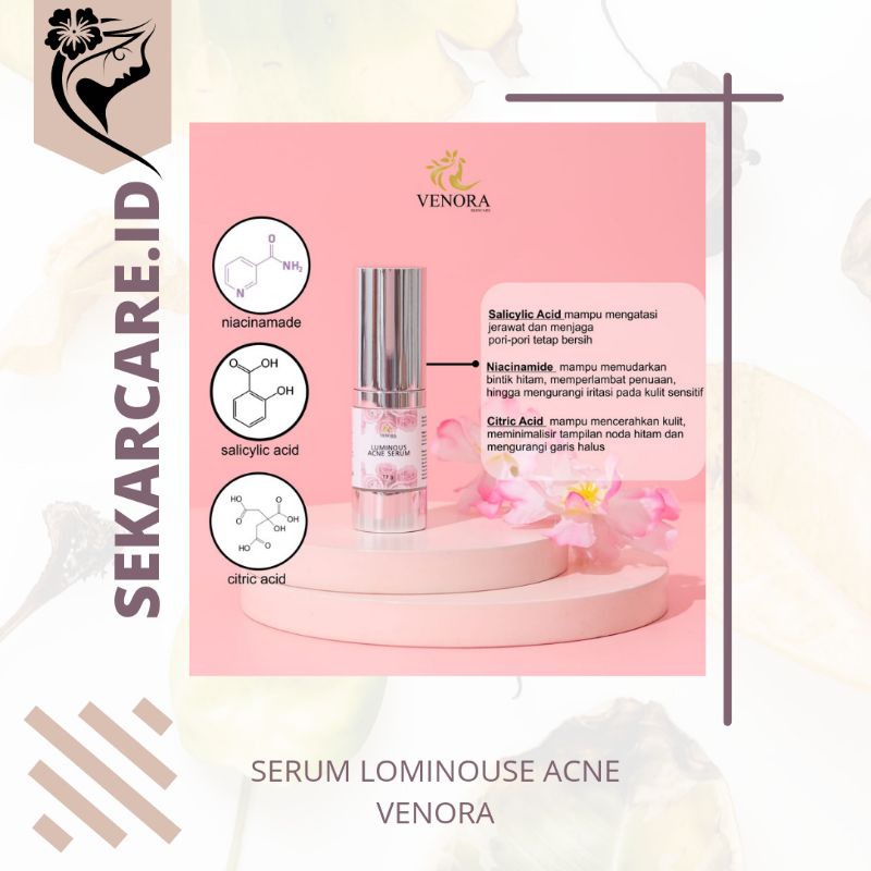 VENORA SERUM || SERUM INTENSE BRIGHTENING / SERUM WHITENING VENORA / VENORA TOTOL JERAWAT / SERUM LOMINOUSE ORIGINAL / KECANTIKAN UNTUK PEMUTIH DAN PENCERAH WAJAH AMPUH