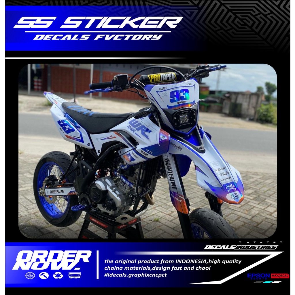 00205 DECAL FUL BODY YAMAHA WR155R KOMBINASI HOLOGRAM