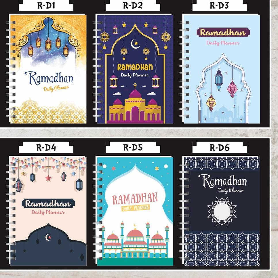 

G32 Buku Tulis Ring Note / Notebook Ramadhan Daily Planner 30 Days Lucu Murah PALING DICARI ㅂ