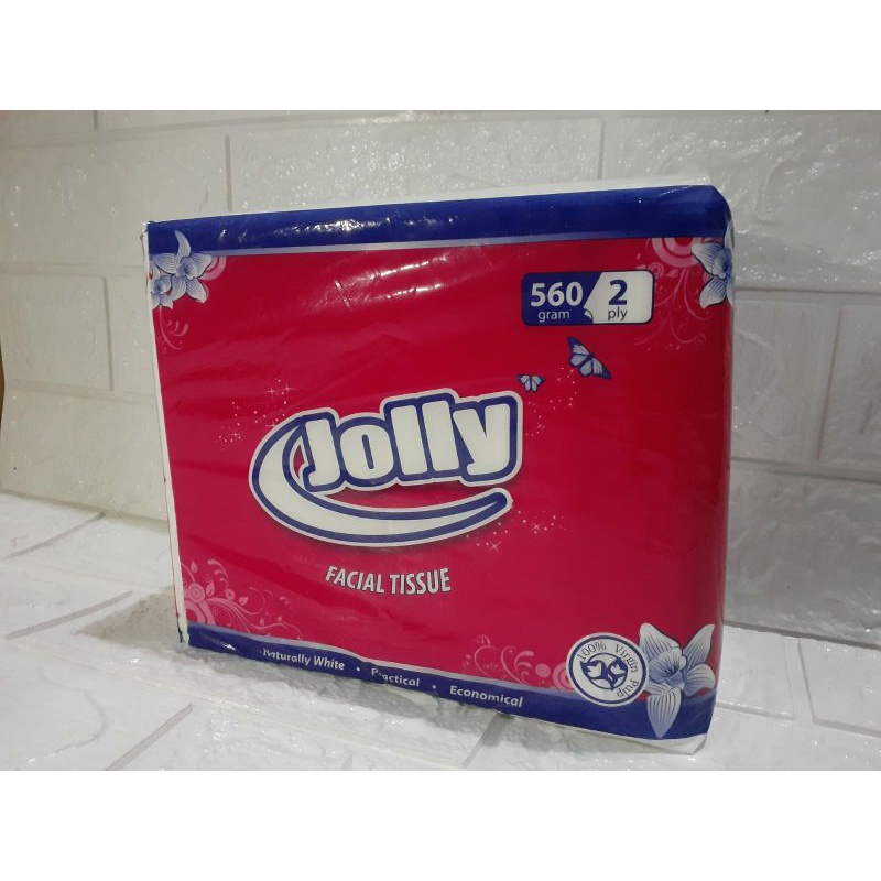 tissu facial tisu wajah jolly 560 gram tisu kemasan besar