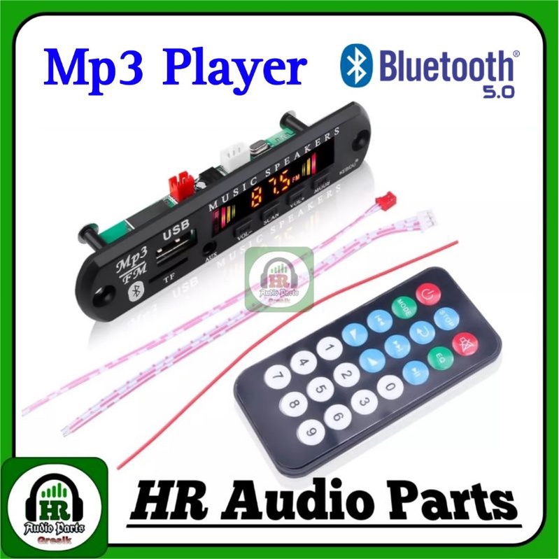Kit Modul MP3 Bluetooth 5.0 Version Decoder Board DC 5V -12V USB TF Radio FM Wireless Audio Receiver