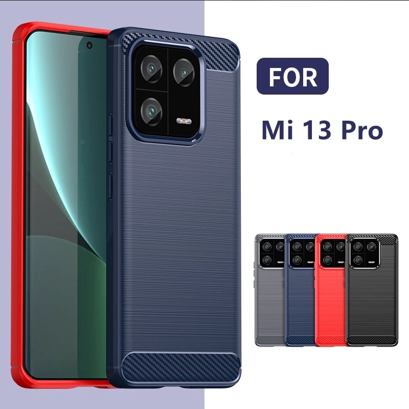 Untuk Xiaomi13 13Pro Warna Soft Silicone Phone Back Cover Cakupan Penuh Shockproof Pelindung Casing Ponsel Untuk Xiaomi Mi13 Mi 13 Pro