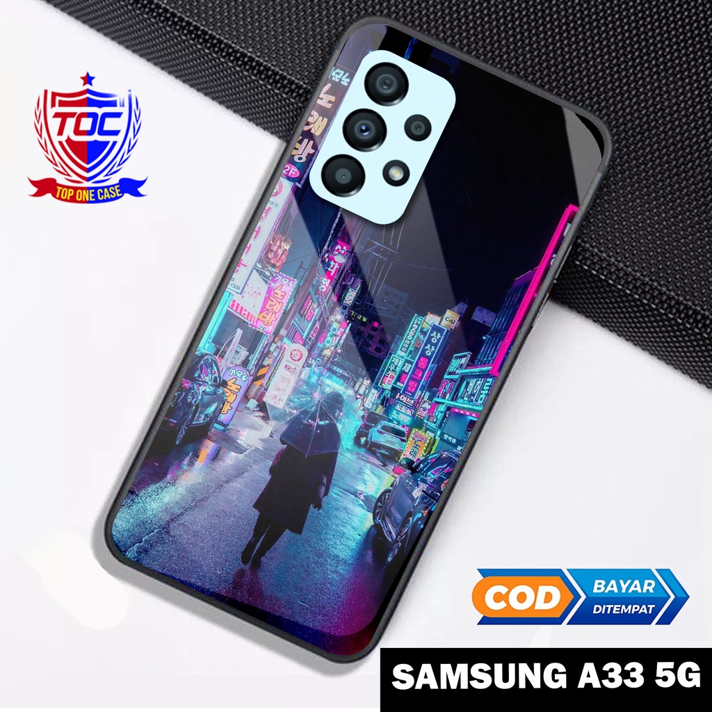 Case SAMSUNG A33 5G - Casing SAMSUNG A33 5G Terbaru Top One Case [ MOTIF mask ] Casing Hp SAMSUNG A3