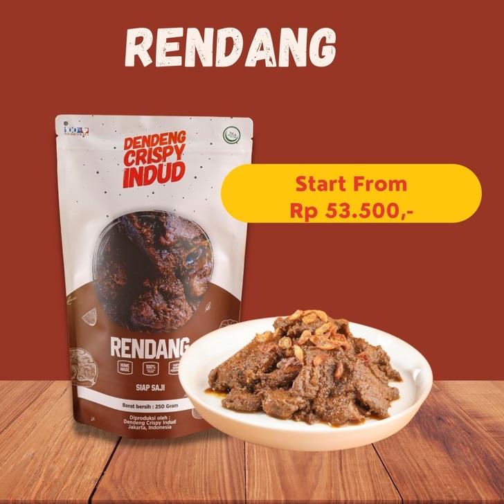 

❁ Rendang Sapi Indud 125 Gram - 250 Gram ☈