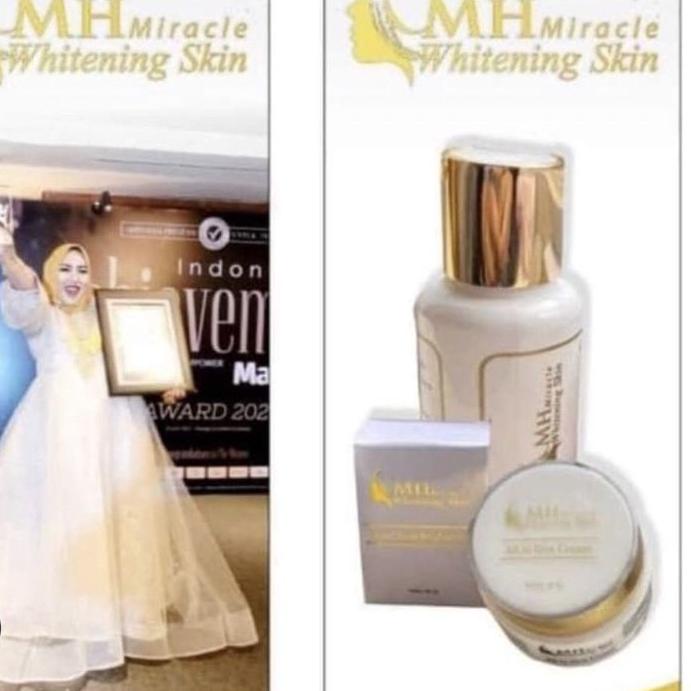 (Bisa Cod) MH MIRACLE WHITENING SKIN kemasan baru BPOM RI 100% ORIGINAL DISTRIBUTOR RESMI MH MIRACLE