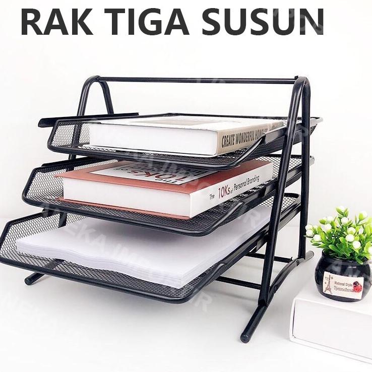 

Update Terheboh Rak Kertas Dokumen Surat 3 Susun - Paper Document Letter Tray 3 Tier