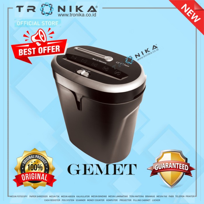 

[[JNT COD]] Gemet Paper Shredder 1000C