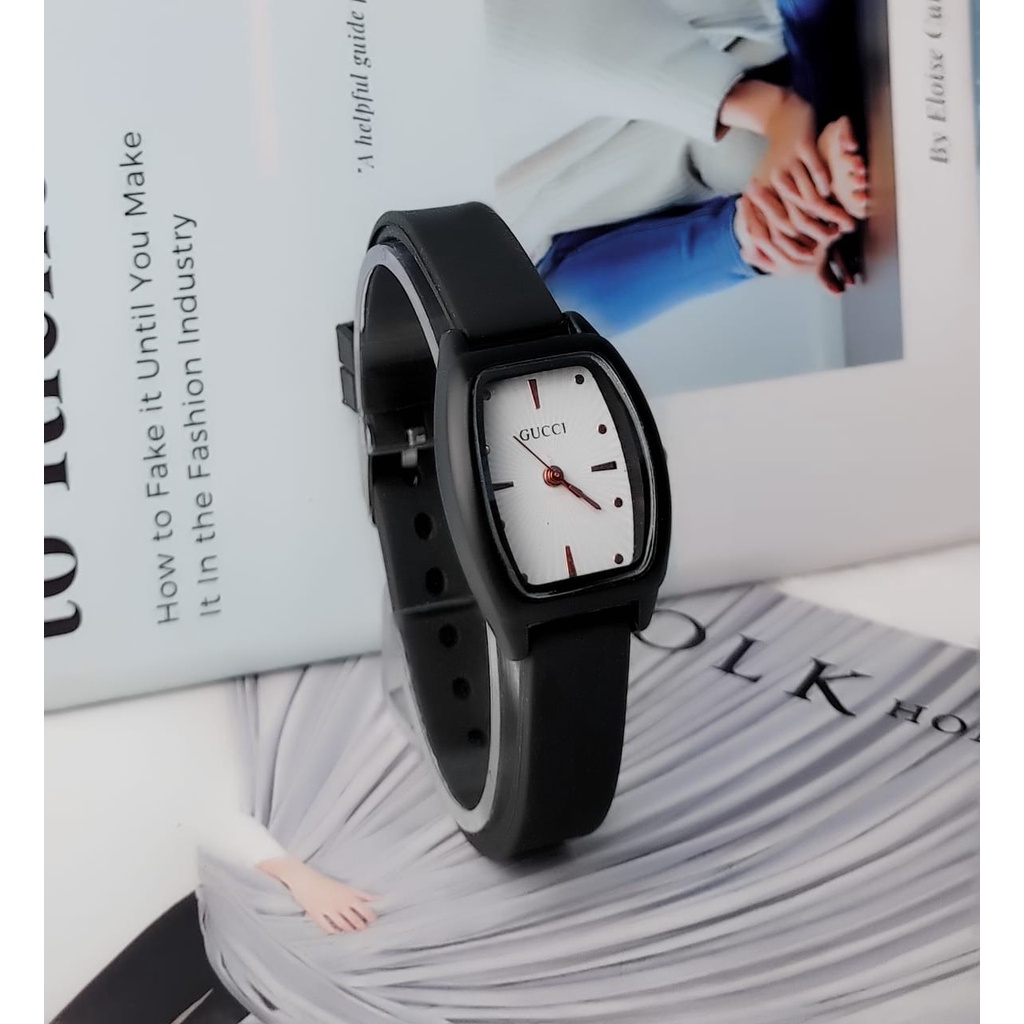 BAJ Jam Tangan Quartz Strap PU Analog Casual Gaya Retro Wanita &amp; Pria Ulzzang Watch Korean Fashion RM075