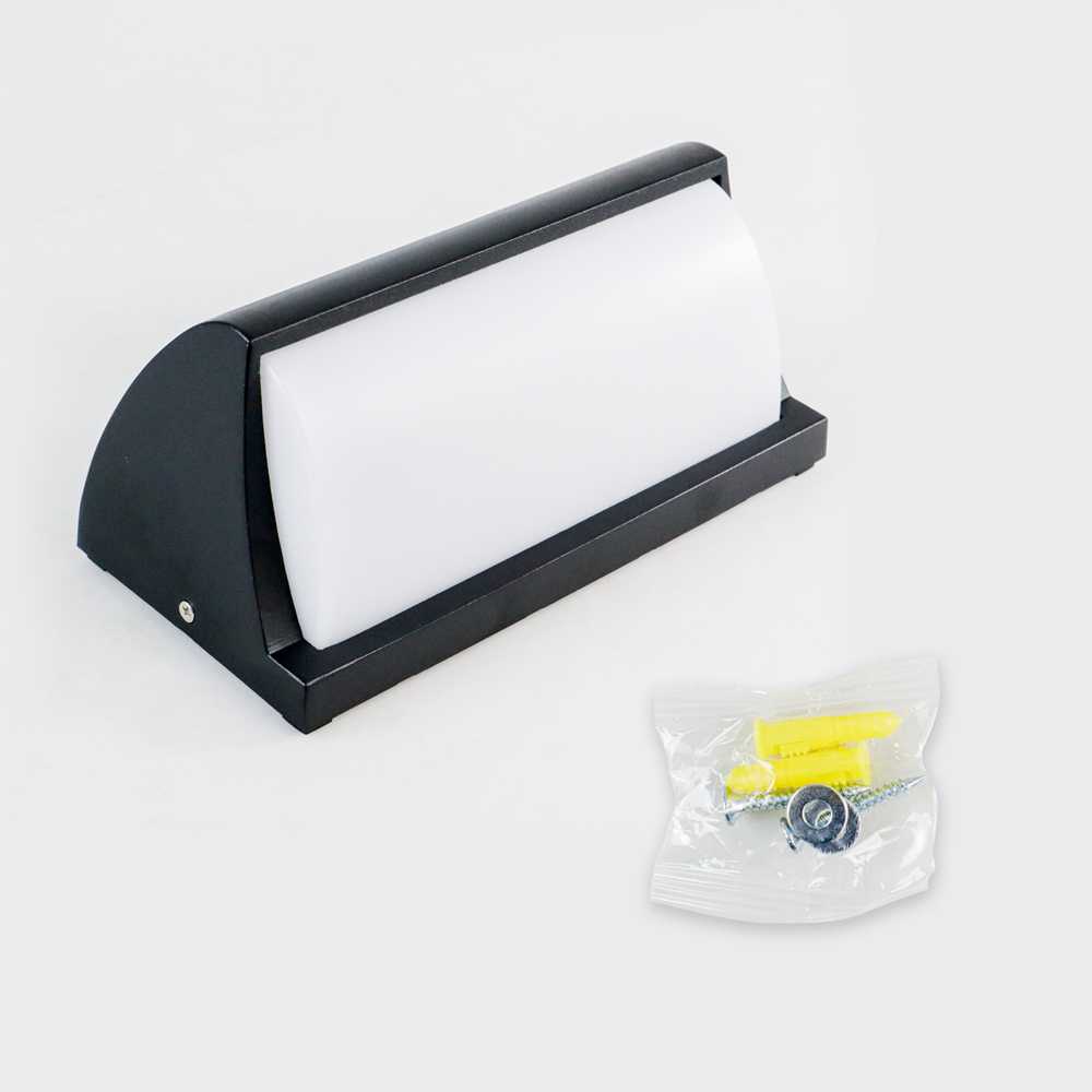 (BISA COD) FTIHSHP GAVT Lampu Dinding Hias Outdoor Wall Light 18W Warm White Model E - 611