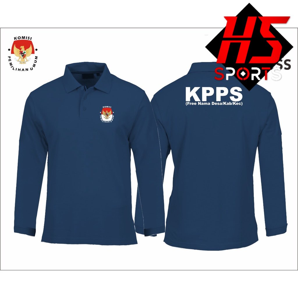 POLO KPPS - BAJU KPPS LENGAN PANJANG - POLO KERAH KPPS BAWASLU