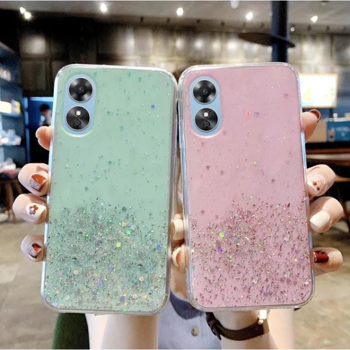 CASING GLITER ( OPPO A17 / A17K ) CASE GLITER TERLARIS 2023 - ISTIQOMAH ACC