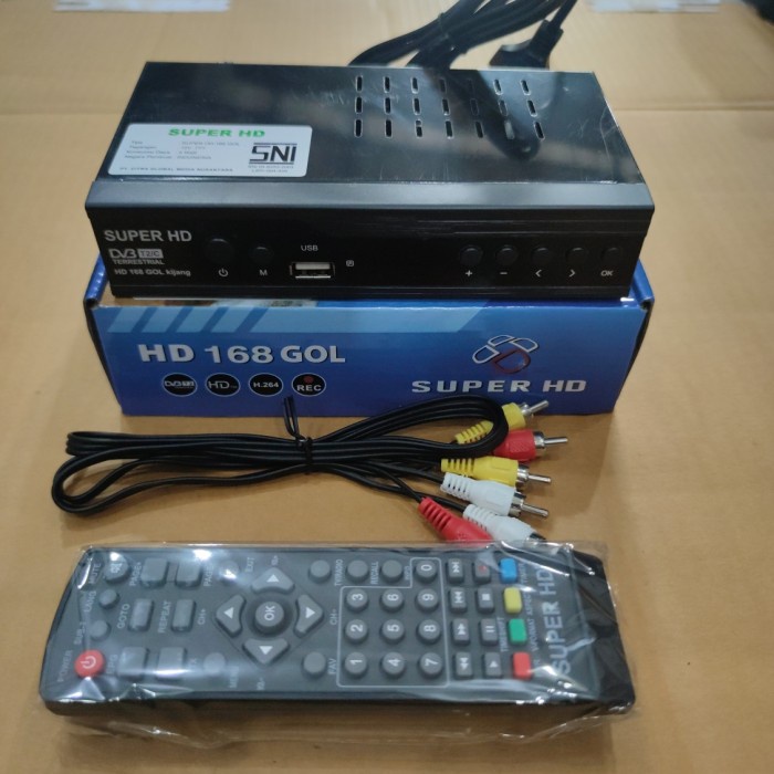 Set top box tv digital HD 168 GOL / STB tv digital HD 168GOL /Super HD