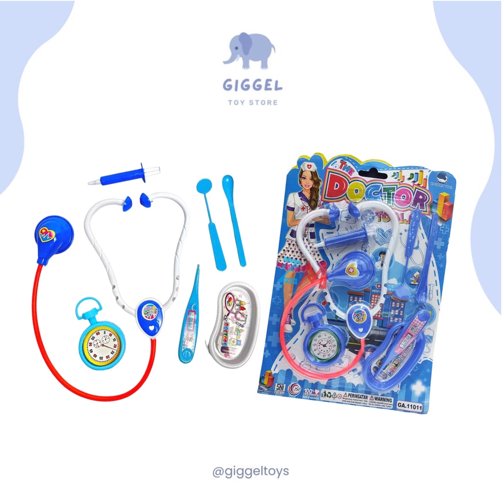 [ Giggel ]  MAINAN DOKTER SET ORI DOCTOR SET / MAINAN PERLENGKAPAN DOKTER SET