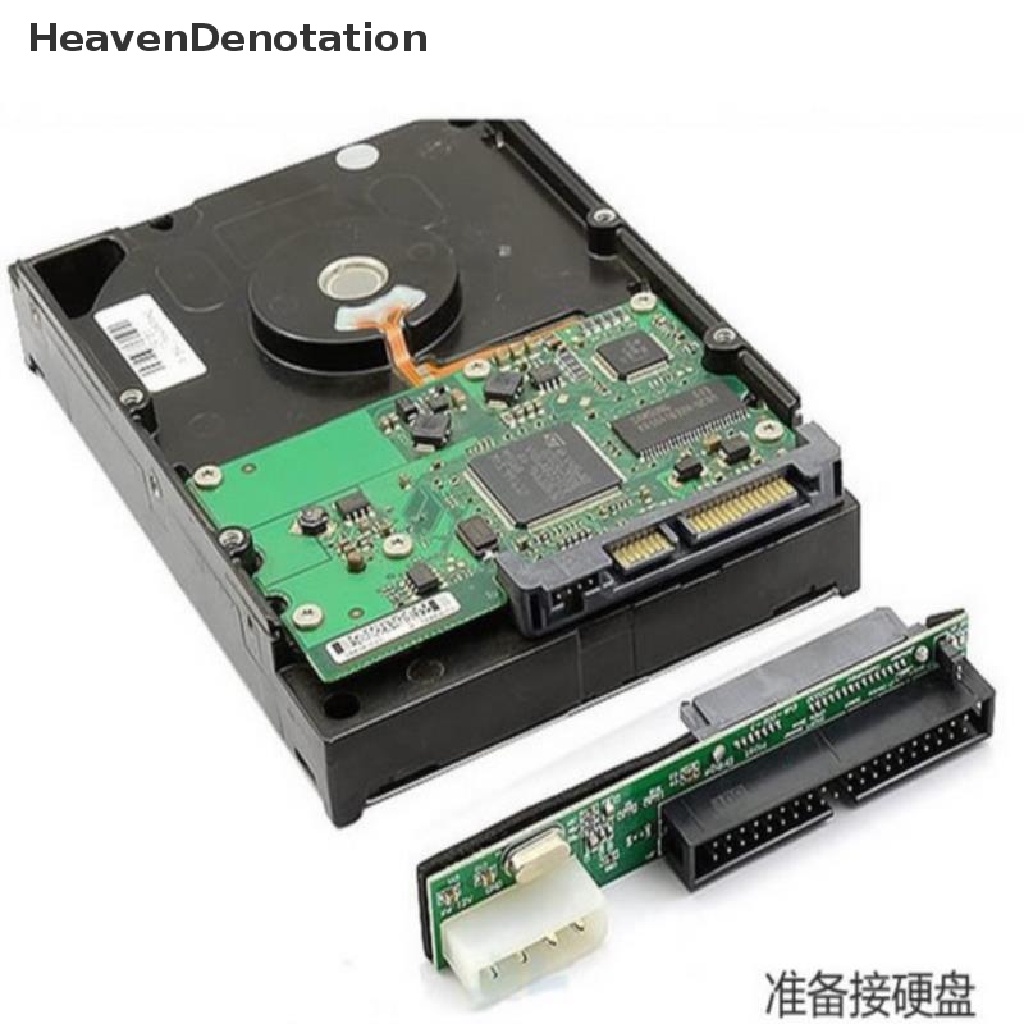 [HeavenDenotation] SATA To Pata IDE Converter Adapter Plug &amp; Play 7 + 15 Pin 3.5 / 2.5 Sata HDD HDV