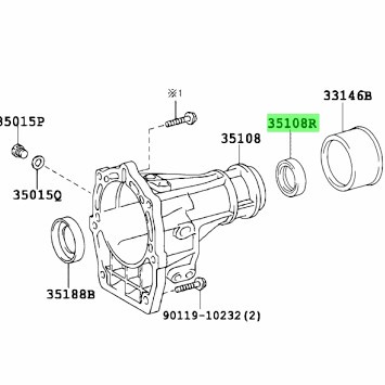 SEAL TRANSMISI BUNTUT SIL BELAKANG MATIC INNOVA HILUX FORTUNER