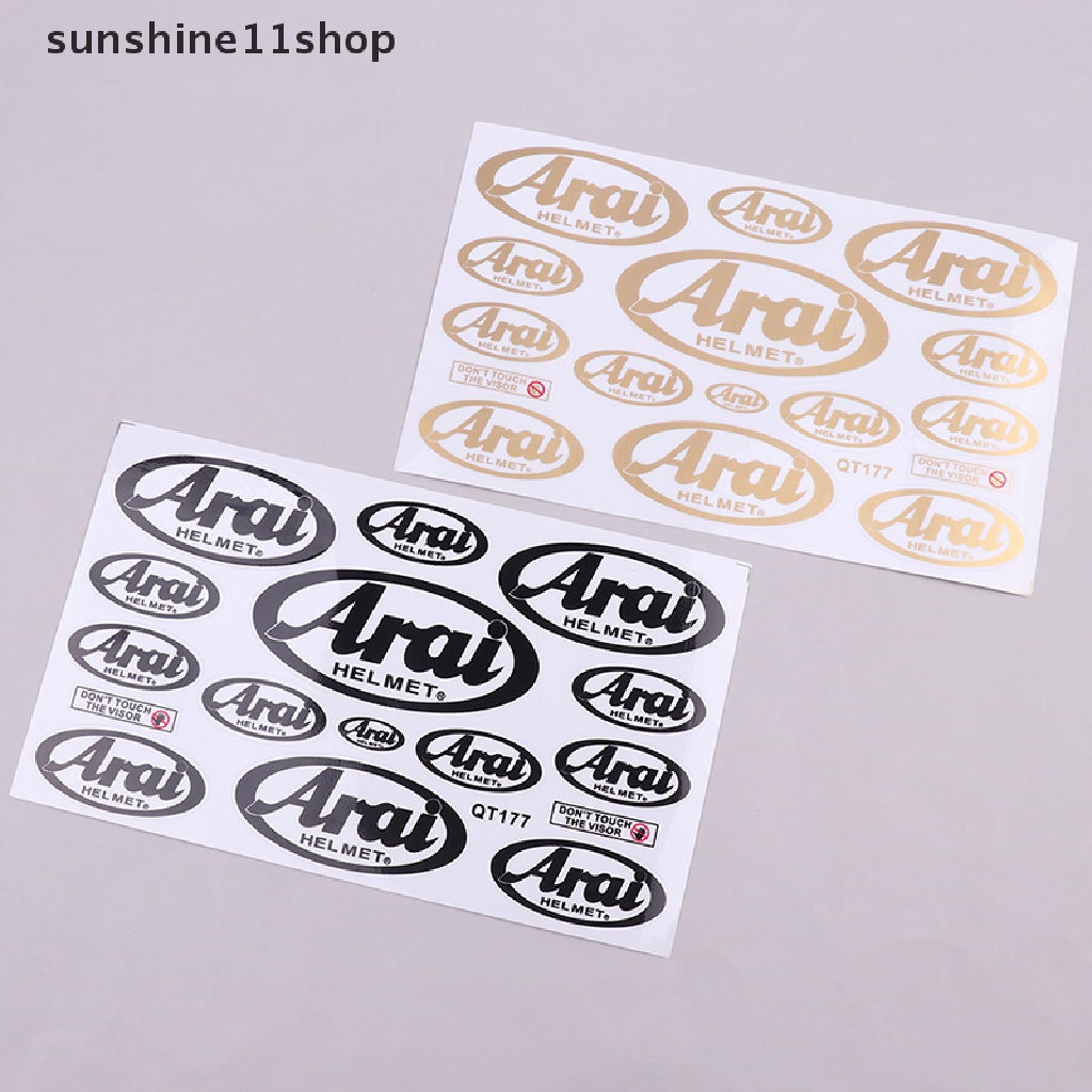 Sho Stiker Helm Reflektif Anti Air Dekorasi Sepeda Untuk Aksesoris Arai N