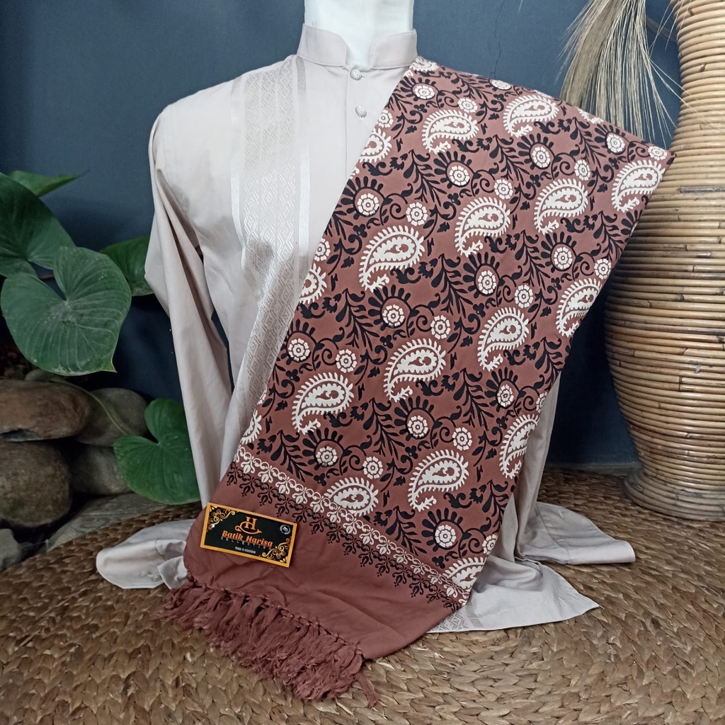 SORBAN BATIK KASHMIRI SORBAN TEROMPAH YAMAN SORBAN BATIK HARISA BAHAN RAYON HALUS REAL PICT