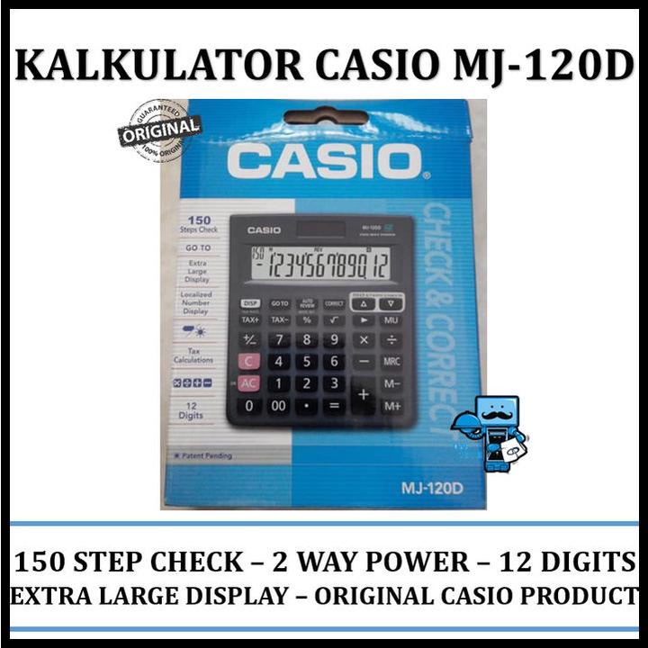 

Kalkulator Casio Mj 120D