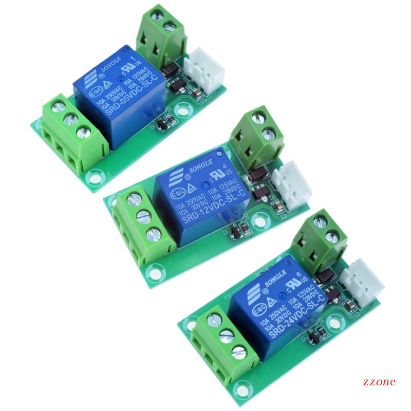 Zzz 5V 12V 24V Capacitive Touch Key Switch Sensor 1-Channel Modul Relay Sentuh Self-Locking Untuk Komputer