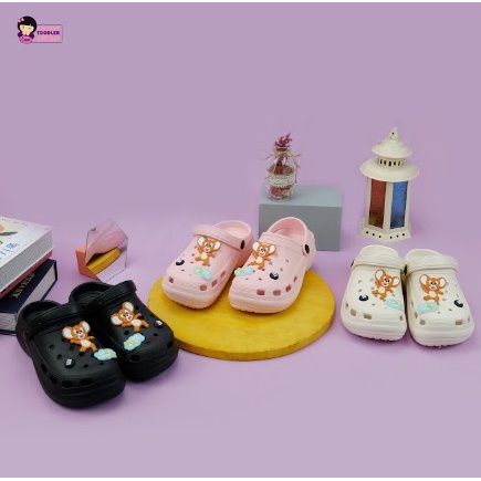 littlekiddoss Sandal Clog Tom Jerry Sendal Wedges Anak Remaja Dewasa Import Sendal Fuji bahan Eva Viral SD2214