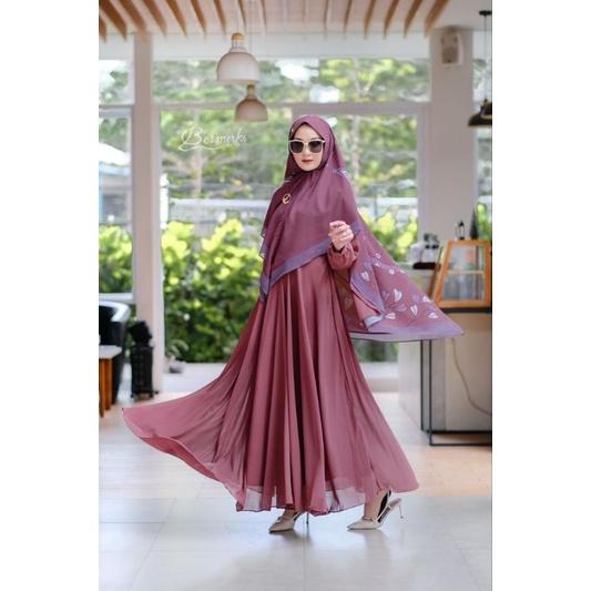 KERUDUNG AMORA SET GAMIS ORIGINAL BERMERKS