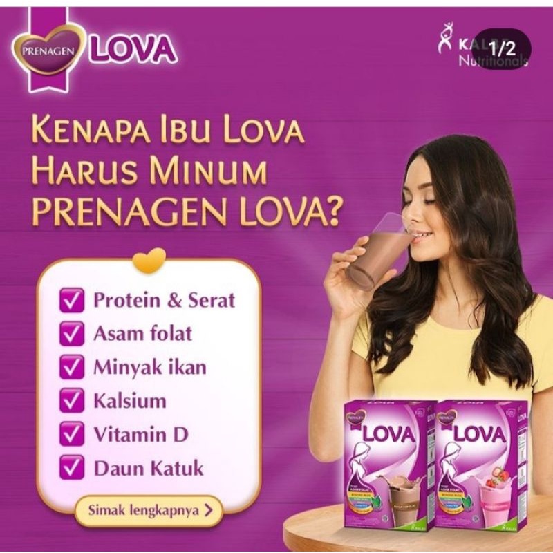 Prenagen lova / susu hamil / susu menyusui / promil / PROMO EXP.NOV.2023