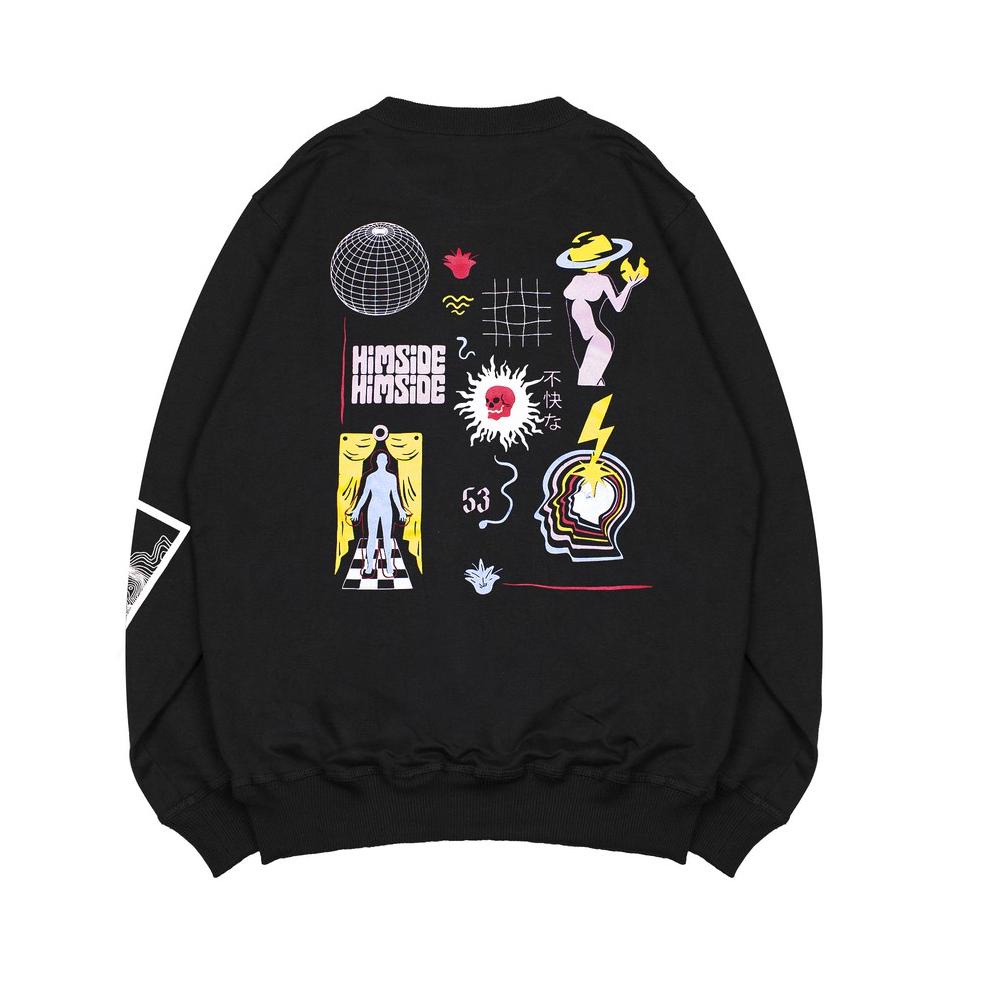 Paling Laris Himside Sweatshirt - Psycho Black Crewneck