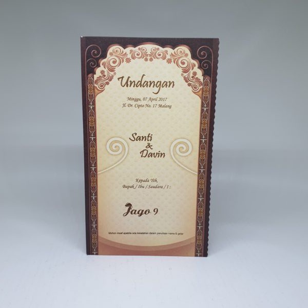 JAGO 09 Blanko Undangan | Blangko Undangan | Undangan Murah