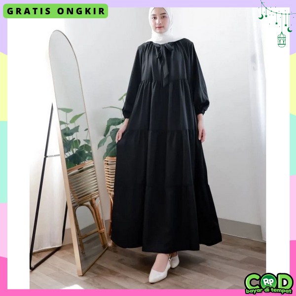 Gmis Mewah Elegan Murah Gamis Long Maxi Wedding Party Dress Lebaran Remaja Fashion Muslim Baju Gamis