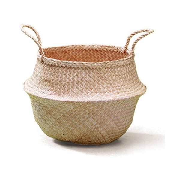 Best Seller 35Cm X 35Cm Keranjang Purun Polos, Belly Basket, Pot Tanaman Besar