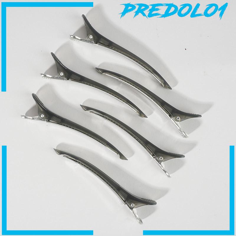 [Predolo1] 6x Jepit Rambut Salon Model Belah Tahan Lama Untuk Mewarnai Pewarna Skincare